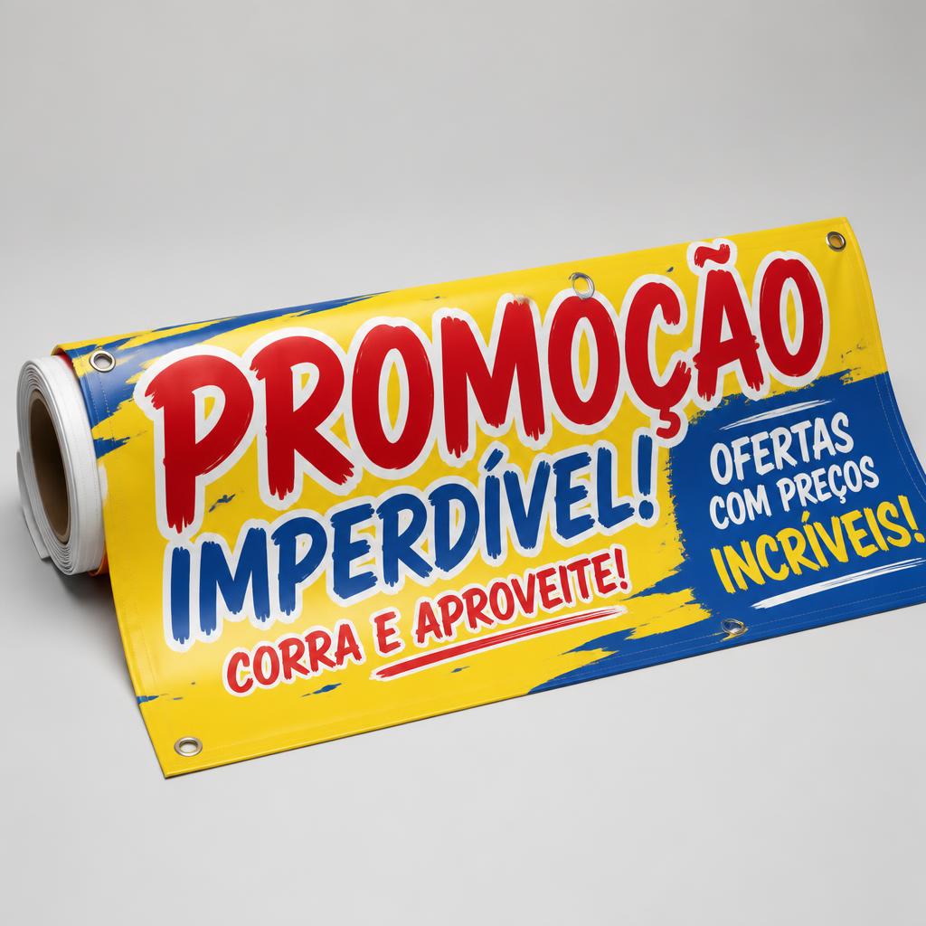 Faixa em Lona Impressa 3x1m